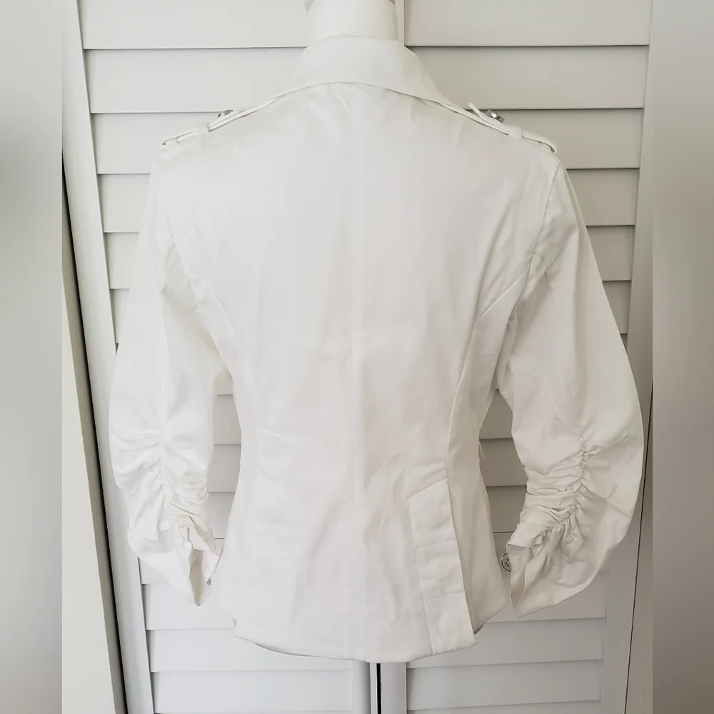 Marciano White Blazer 3/4 Sleeves Size S